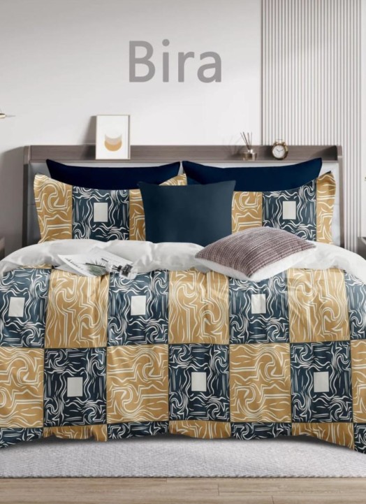 King Fisher Double Bed Bedsheet-25